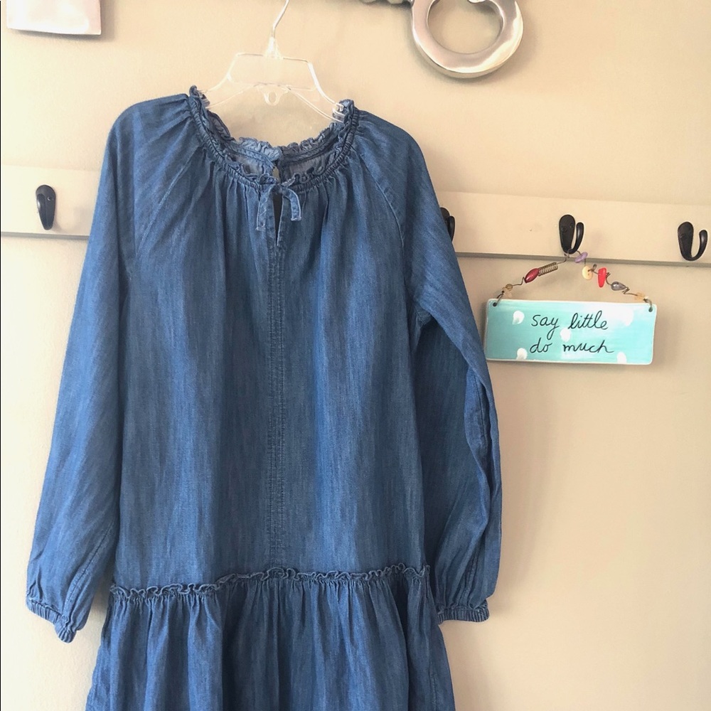 GAP Kids XL Denim dress lightly worn EUC